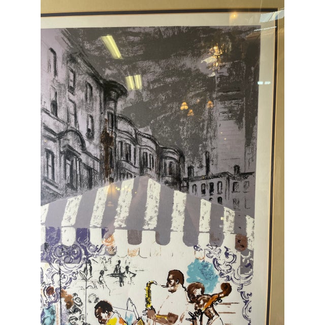 Leroy Neiman “Harlem Streets” Hand Signed & Numbered Serigraph 26/100 For Sale In San Diego - Image 6 of 9