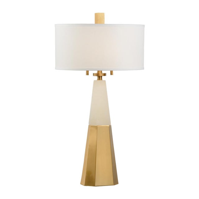 Chelsea House Winfield Lamp in Alabaster For Sale In Raleigh - Image 6 of 6