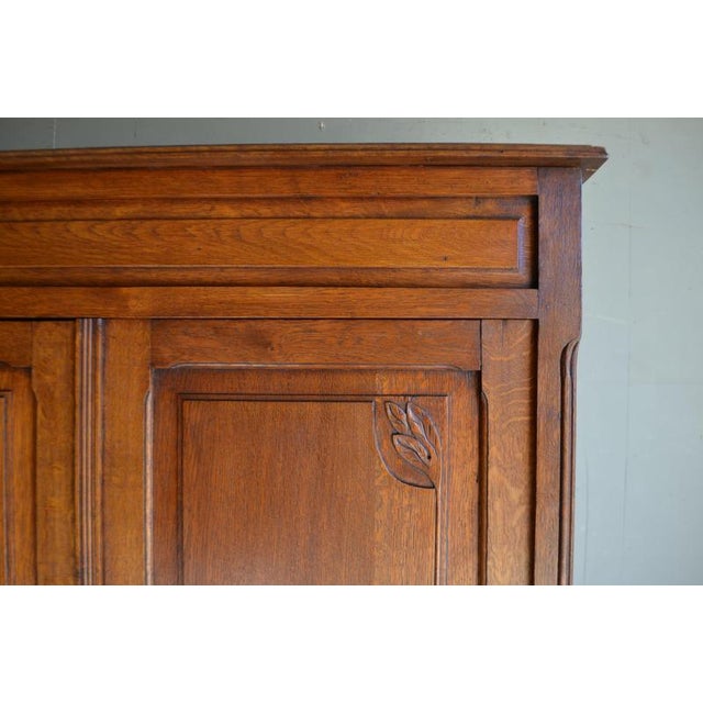 Antique Oak Girls Wardrobe For Sale - Image 5 of 10