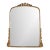 Vintage-Inspired Wall Mirror - Gold For Sale