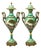 A monumental and exceptionally decorative antique French ormolu mounted Sèvres porcelain centerpiece covered urn, made in...