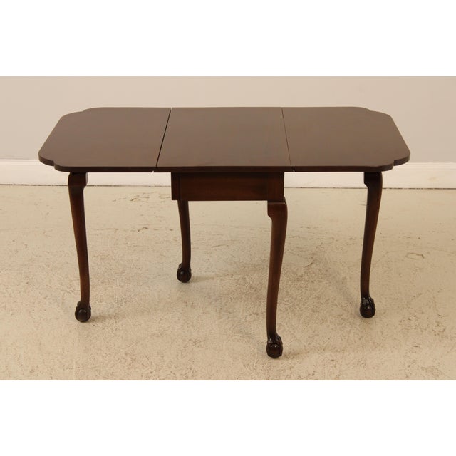 Wood Biggs Thomas Jefferson Ball & Claw Mahogany Table For Sale - Image 7 of 13