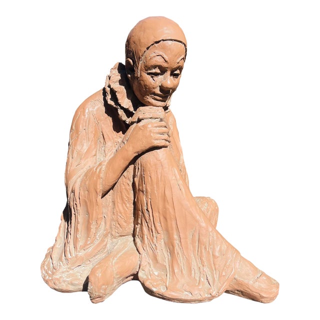 1980s Peggy Mach Pierrot Sculpture For Sale