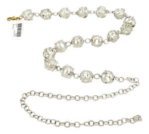 Gurhan Champagne Topaz Sterling Cage Balls Fancy Adjustable Necklace