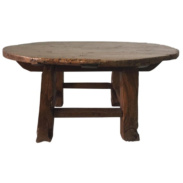 Antique Chinese Huanghuali Hardwood Round Table For Sale - Image 9 of 18