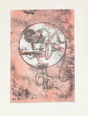 1947 Paul Klee Engraving 33 the One in Love 1923 Reproduction