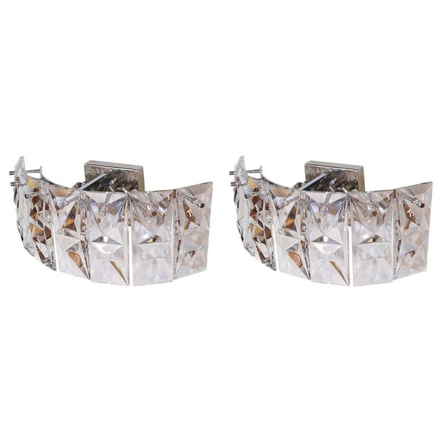 Prismatic Glass Sconces by Kindeley - A Pair For Sale - Image 11 of 11