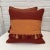 Textile Throw Pillows, Rosewood Red Tasseled Zippered Pillows, 2000s - a Pair For Sale - Image 7 of 7