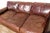 Vintage Restoration Hardware Distressed Brown Leather Three-Seat Sofa | Rh Club Sofa For Sale - Image 12 of 18