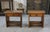 Brutalist Bedside Tables in Elm by Aranjou, 1960, Set of 2 For Sale - Image 9 of 9