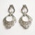 Platinum Vintage Openwork Filigree Drop Earrings With 0.50ct Diamonds, A Pair For Sale - Image 9 of 10