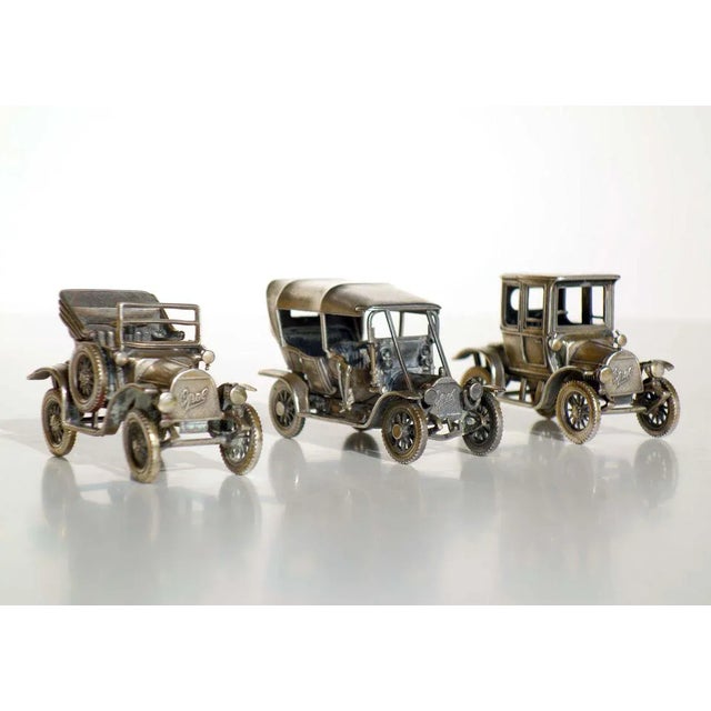 Silver Metal Opel Model Cars from UNO A ERRE, 1940s, Set of 3 For Sale - Image 8 of 8