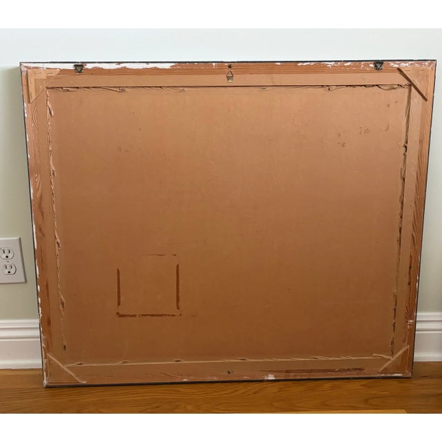 Gold X-Large Vintage European Wood Frame From the Early 1970s For Sale - Image 8 of 9