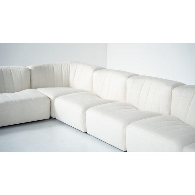 Textile Mid-Century Modular Sofa Model 9000 by Tito Agnoli for Arflex, Italy, 1970s, Set of 7 For Sale - Image 7 of 10