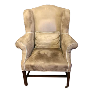 C. 1765-80 George III Period Wingback Arm Chair