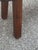 Late 20th Century Rustic Live Edge Solid Wood Bench With Splayed Legs For Sale In Philadelphia - Image 6 of 9