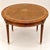 Louis XVI Style Extendable Dining Table in Mahogany, Leather and Brass, 1970s For Sale - Image 4 of 5