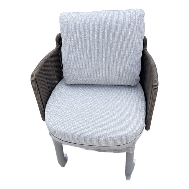 Minotti Tape Cord Armchair For Sale