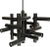 Jonathan Adler Modern Tubular Milano Kinetic Chandelier, Bronze For Sale - Image 11 of 11