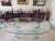 Modern Statement Vintage 1978 Sculptural Glass Dining Table For Sale - Image 3 of 5