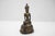 Thai Gilt Bronze Ayutthaya Seated Meditational Miniature Buddha Statue Figurine For Sale - Image 4 of 7