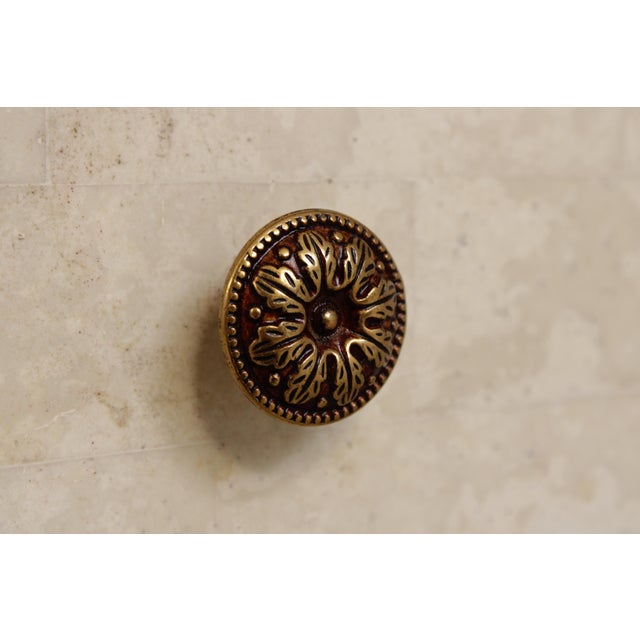 Neoclassical Tessallated Stone Top French Provincial Commode Dresser For Sale - Image 10 of 18