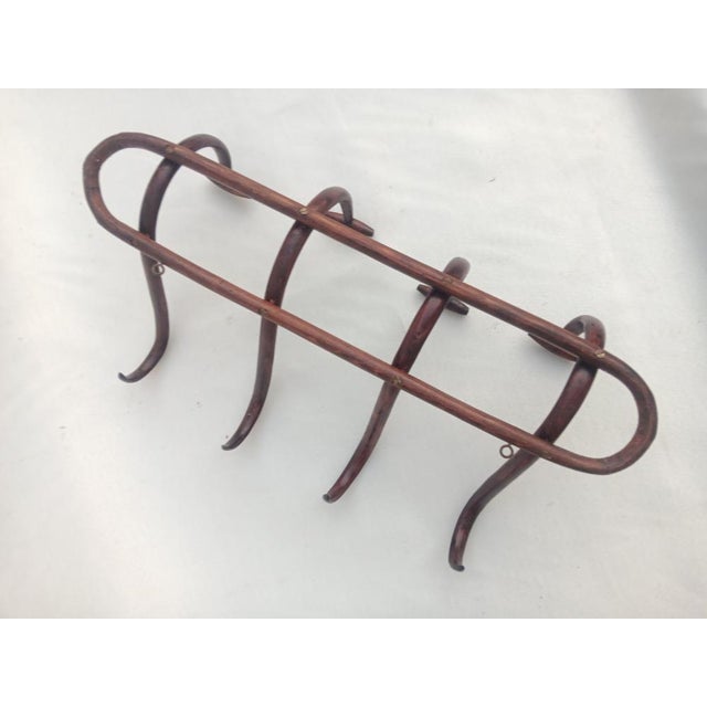 Vintage Bentwood Wall Coat Rack, 1950s, in Restored conditions. Designed 1950 to 1959