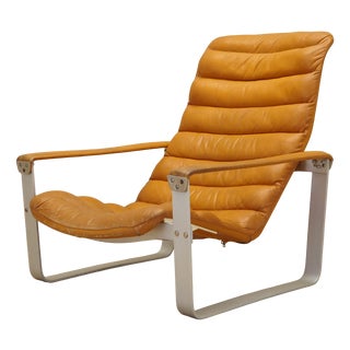 Finnish Lounge Chair by Ilmari Lappalainen for Asko, 1960s For Sale