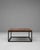 This 20th-century Polish coffee table seamlessly combines industrial and rustic design elements. Featuring a robust metal...