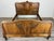 Vintage French Louis XVI Style Oak Double Bed Frame with Carved Headboard For Sale - Image 10 of 10