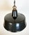 Metal Industrial Black Enamel Pendant Lamp, 1950s For Sale - Image 7 of 18