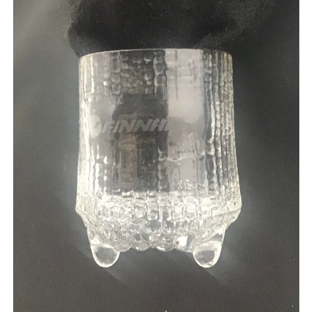 This rare and wonderful little glass, designed by Wirkkala and manufactured by Iitalla, once graced the tray table of a...