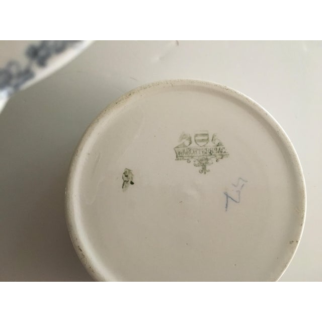 Eggshell Vintage Circa 1898 Waechtersbach Pedastel Lidded Divided Serving Piece For Sale - Image 8 of 16