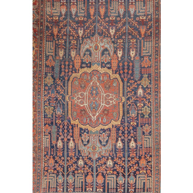Persian Antique Persian Bidjar Rug 4'7'' X 7'1'' For Sale - Image 3 of 8