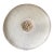 Vintage African Bamileke Tribe Beaded & Shell Round Wooden Shield 20" D For Sale
