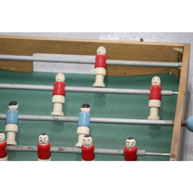 Vintage Football Game Table in Wood, France, 1950s For Sale - Image 10 of 18