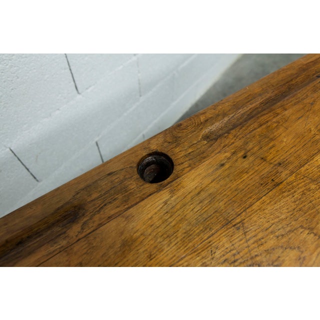 Wooden School Desk, 1960s For Sale - Image 12 of 18