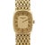 Vintage Patek Philippe ladies wristwatch features a two-tone champagne dial with gold bar hour indexes and gold baton...
