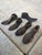 Metal Collection of Five Antique Cast Iron Shoe Last For Sale - Image 7 of 9