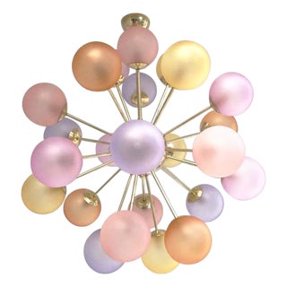 21st Century Nova Multicolor Murano Sputnik Chandelier by Fabio LTD For Sale