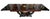 Wood Art Deco Dining Table in Makassar Ebony and Black Lacquer with Gondola Base, 1930 For Sale - Image 7 of 18