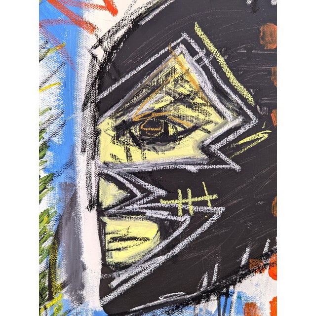 Ramon Severino Contemporary Colorful Abstract Cactus, Campbell's Soup, and Luchador Painting, 2024 For Sale - Image 9 of 11