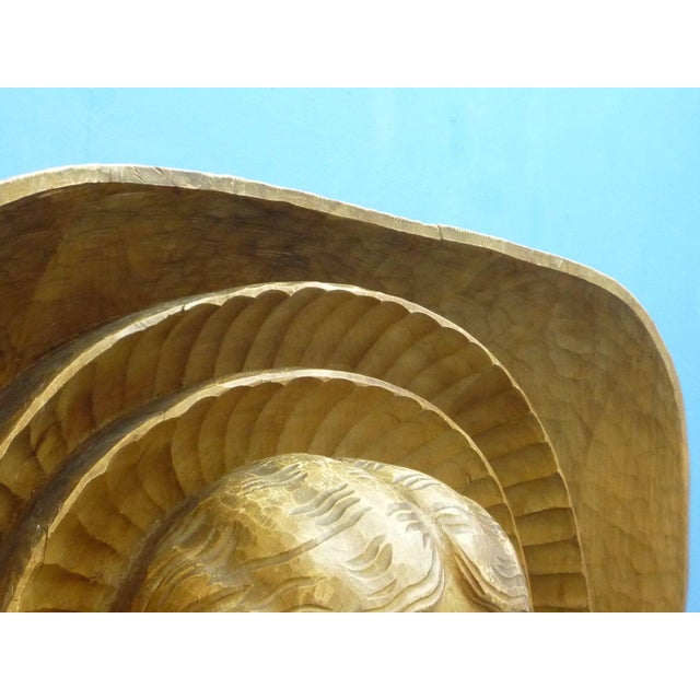 Wood Anthroposophical Jesus Sculpture, 1940s, Limewood For Sale - Image 7 of 11