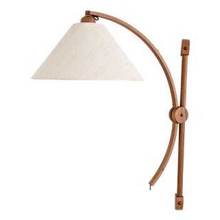 Mid-Century Wall Lamp in Teak from Domus, 1970s For Sale