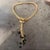 21st Century Vintage Costume Jewelry Gilt Metal Italian Multi Strand Necklace 2 For Sale - Image 13 of 17