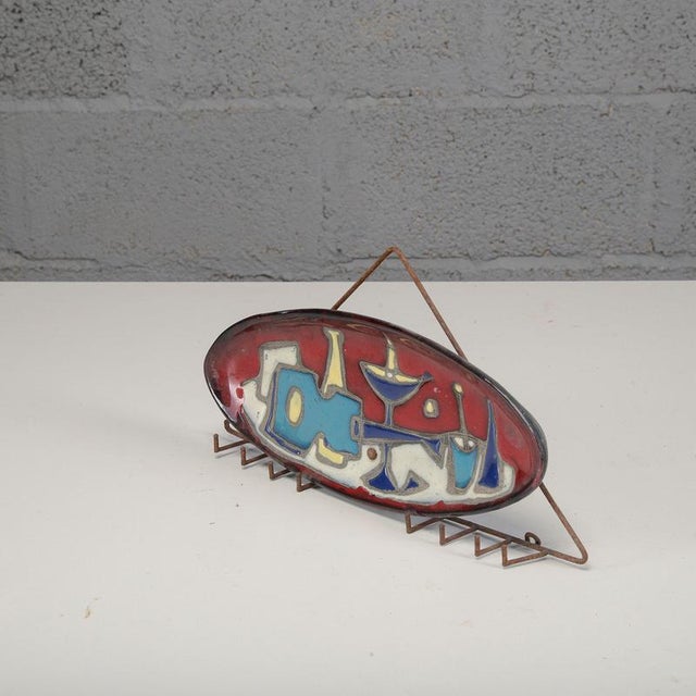 Mid-Century Modern Key Hook from Santi, 1960 For Sale - Image 3 of 6