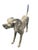 This striking mid-century style sculpture captures the alert, athletic grace of a Pointer or Weimaraner. Crafted from CAST...
