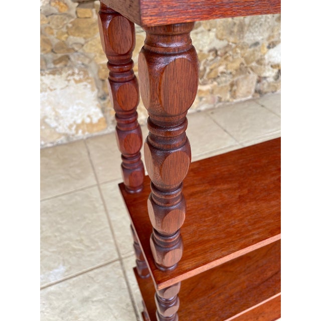 French Mahogany Five-Tier Bookcase For Sale - Image 13 of 18