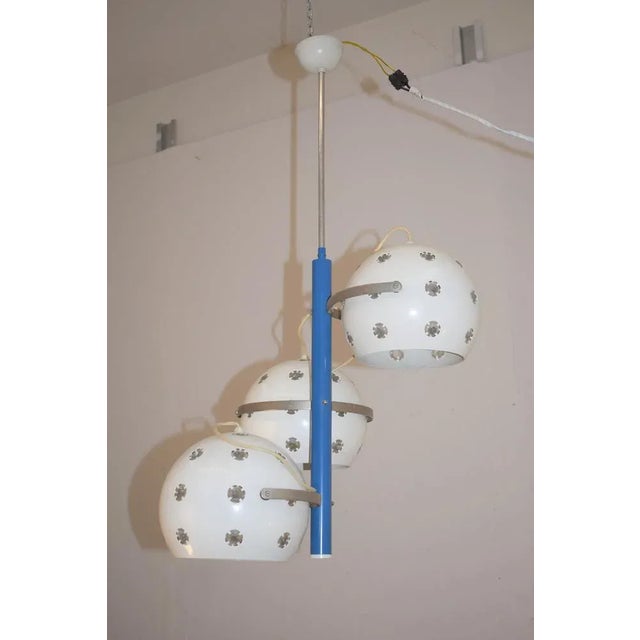 Mid-Century Modern Italian Chandelier, 1960s For Sale - Image 3 of 13