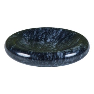 Sergio Asti Style Black Marble Vide Poche For Sale